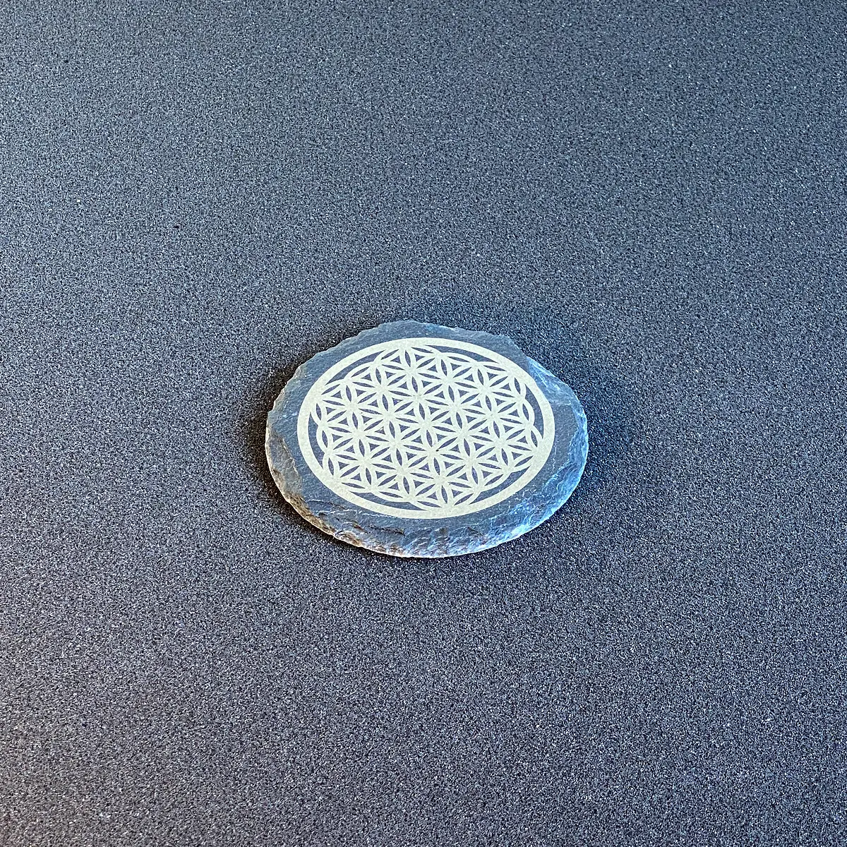 Untersetzer Schiefer rund