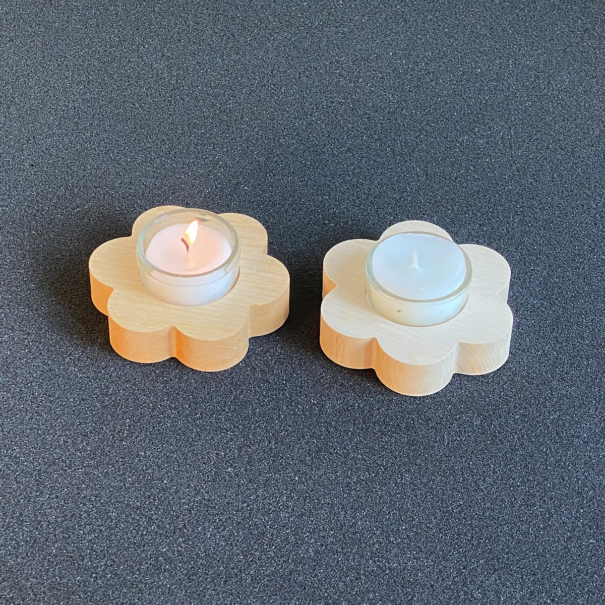 Teelicht Blume gross